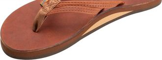 Rainbow Sandals Womens The Sandpiper Leather Single Layer Arch Support Sandal In Tahitian Tan
