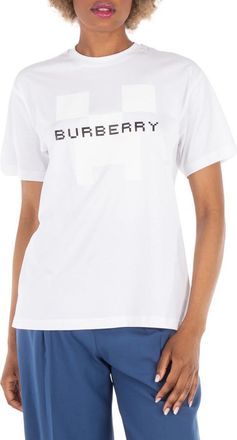 Burberry x Minecraft Logo Print Cotton Oversized T-shirt, Size XX-Small
