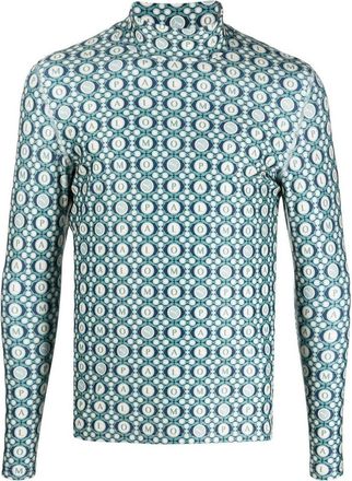 Puma Turtlenecks Long Sleeve Shirts Green 535967-76