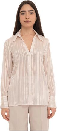 Pennyblack Pbpdonnola Blouse - Dames - Blouses - Beige - XL - Polyester - Overhemden