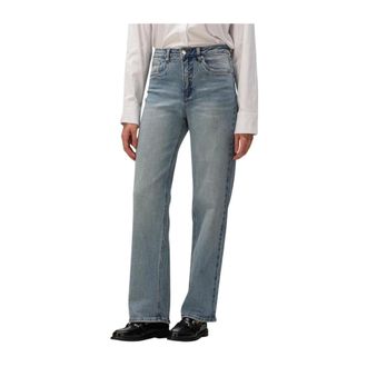 Gestuz Dames Jeans Gzjade Hw Rechte jeans - Dames - Jeans - Blauw - Maat: W26 Katoen