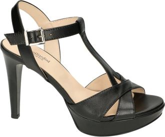 Nero Giardini Schoenen, Dames, Zwart, 40 EU, Leer, Nappa Pandora Sandal