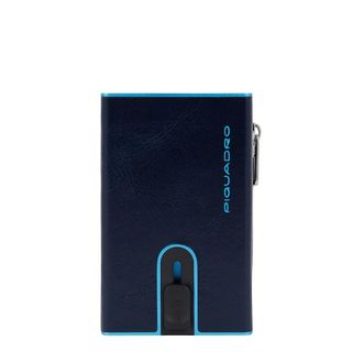 Piquadro Wallets & Cardholders, male, Blue, Size: ONE SIZE Wallets & Cardholders