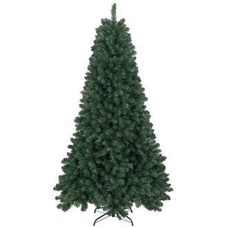 HOMCOM &Aacute;rbol de navidad 112x112x213 cm verde