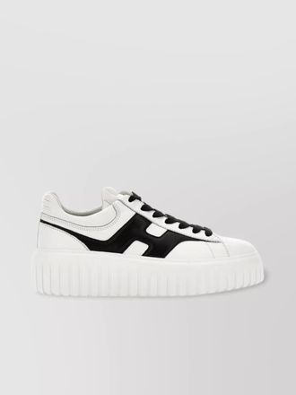 Hogan leather logo-detail low-top sneakers