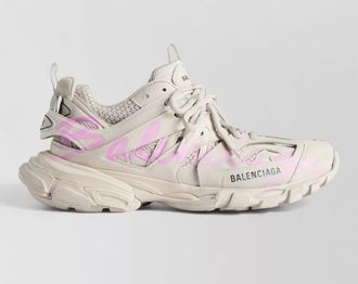 Balenciaga mesh and rubber low-top sneakers