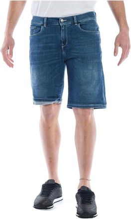 Daniele Alessandrini Klassieke Denim Jeans - Heren - Denim shorts - Blauw - W33 - Denim - Korte Broeken
