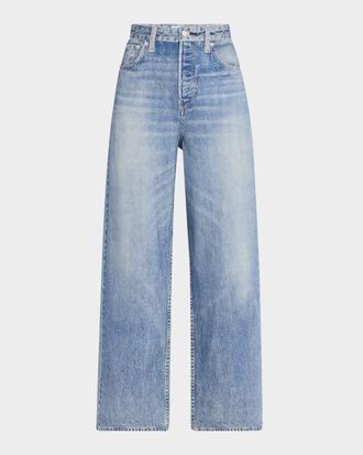 Rag & Bone rb Miramar Andi Cotton-Terry Ankle Jeans