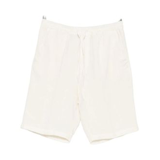 120% Lino Heren, Korte broeken, Beige, Maat: XL Linnen