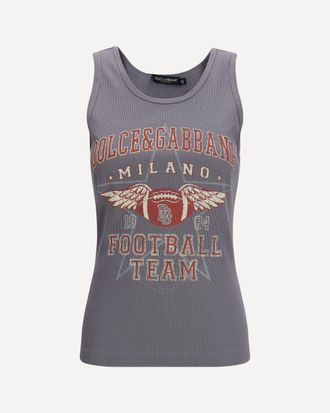 Dolce & Gabbana Ribbed tank Top Female 40