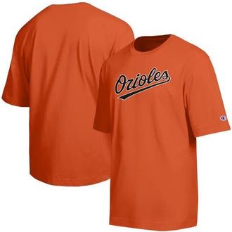 Champion Mens Champion Orange Baltimore Orioles All Star Chenille Wordmark T-Shirt at Nordstrom, Size Xx-Large