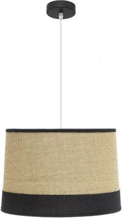 Fabrilamp Colgante De Techo Modelo Tietar De Saco Y Detalle Negro - Fabrilamp