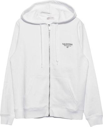 Valentino White Cotton Mens Sweatshirt