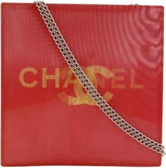 Chanel Pre-owned Vintage Crossbody Tas - Dames - Vintage Schoudertas - Rood - ONE Size - Vintage