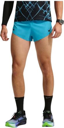 Nike AeroSwift Dri-FIT ADV 2 Brief-Lined Shorts Light Current Blue Black FN3350-418