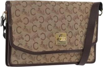 Celine Pre-owned Canvas Cross Body Bag - Dames - Vintage Schoudertas - Beige - ONE Size - Vintage