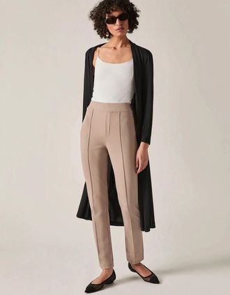 James Lakeland Womens Cigarette Trousers Taupe - Tan - Size: 12