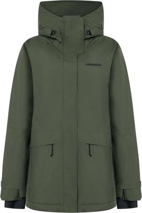 Didriksons 1913 Essa Jacket - Dames - Parka Jassen - Groen - XL - Leer - Jassen
