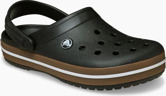 Crocs Mens Crocs Crocband Gum EVA Mens Black Clogs - Size: UK 9 / eu 43/44 / us m10w12