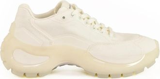 Sportmax Canvas Sneakers met Rubberen Zool - Dames - Sneakers - Wit - 36 EU - Schoenen