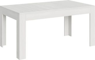 Itamoby Mesa extensible 90x160/220 cm efecto madera fresno blanco