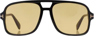 Tom Ford Falconer Amber Navigator Mens Sunglasses FT0884 01E 60
