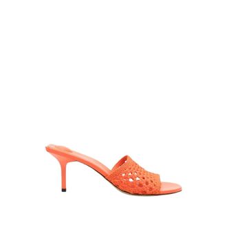 Jacquemus Heeled Mules, female, Orange, Size: 10 US Heeled Mules