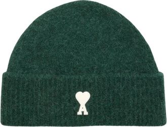 Ami ADC Beanie - Heren - Hoeden - Groen - ONE Size - Accessoires