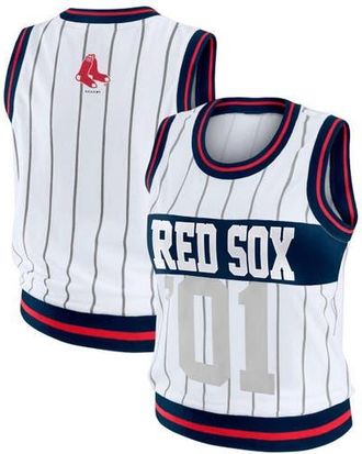 WEAR by Erin Andrews Womens WEAR by Erin Andrews White Boston Red Sox Sporty Tank Top at Nordstrom, Size Xx-Large