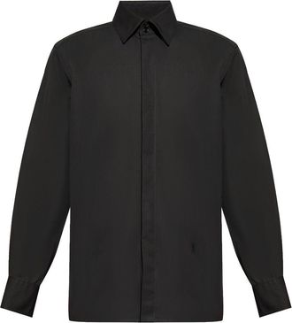 Saint Laurent cotton poplin shirt - men - Cotton - 41 - Black