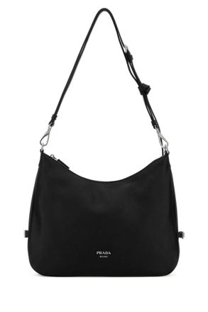 Prada Black Fold Large Shoulder Bag