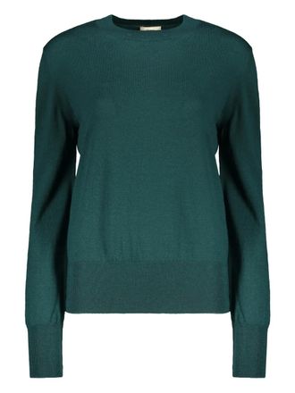 Herno Trui met ronde hals en lange mouwen - Groen