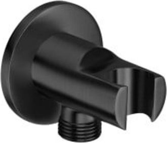 Roca Roca - A5b5250nm0 Aqua Toma De Agua De 1/2 Para Flexible De Ducha Con Soporte Negro Titanio Cepillado - Ref: A5b5250nm0