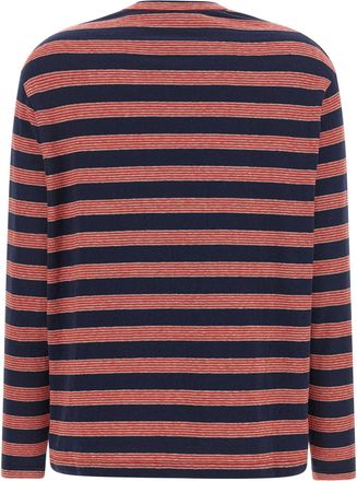 Jil Sander Striped Long-Sleeve T-Shirt - Navy