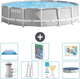 Intex Piscina Prism Frame Redonda - 427x107 Cm - 8-piezas S670