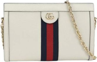 Gucci Pre-owned Cross Body Bags, female, White, Size: ONE SIZE Pre-owned Vintage Shoulder Bag