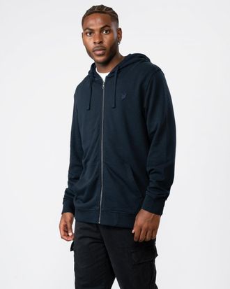 Lyle & Scott Tonal Eagle Heren Volledige Rits Hoodie
