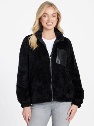 Guess Fatima Teddy Zip Sweatshirt