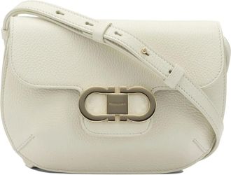 Ferragamo Dames, Tassen, Wit, Maat: ONE Size Leer