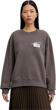 Maison Margiela Sweatshirts - Dames - Sweatshirts & Hoodies - Grijs - Maat: XS