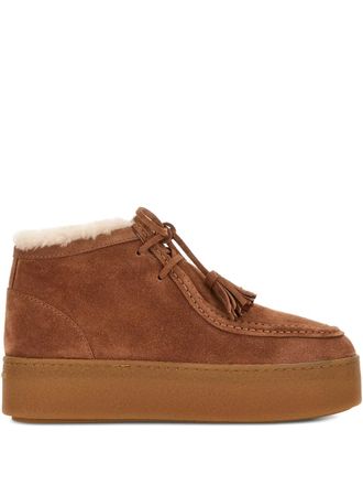 Hogan suede boots - Brown