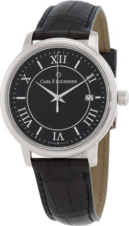 Bucherer Adamavi 39mm Automatic Black Dial Watch 00.10314.08.35.01