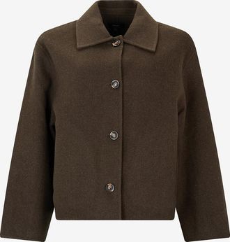 SOEUR Kurzer Mantel aus Flanell Gyoda