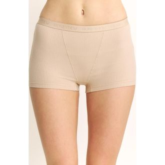 Honeydew Intimates Emma Rib Boyshorts in Nude at Nordstrom, Size X-Large