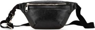 Gucci Pre-owned Leather gucci-bags - Dames - Vintage Heuptassen - Zwart - ONE Size - Leer - Vintage