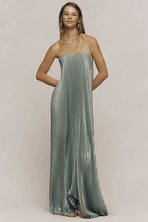 L&rsquo;Id&eacute;e Black Tie Strapless Maxi Gown