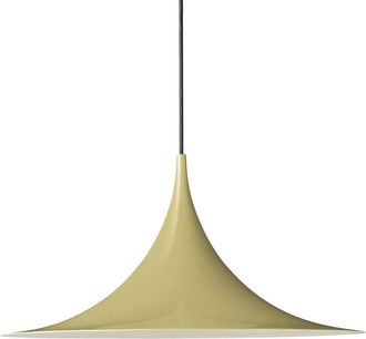 GUBI Semi Pendelleuchte, Ø 47 cm, fennel seed glossy