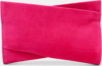 Christian Louboutin Loubitwist Small cotton velvet clutch