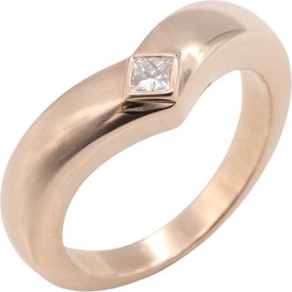 Cartier Pink Gold Clear Pink Gold (18K) Band Ring (Pre-Owned)