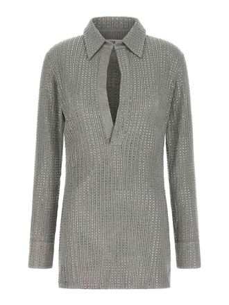 The Attico Rhinestone Dress